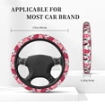 thumbnail image 3 of Rateoe Thai elephant Pattern Elastic Stretch Steering Wheel Cover, Universal 15 inch, Microfiber Breathable , Anti-Slip, Odorless, Easy Carry, 3 of 6