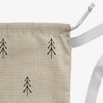 thumbnail image 3 of Simply Daisy Canvas Tree Pattern 18 x 29 in Ivory-Black Laundry Bag, 3 of 3