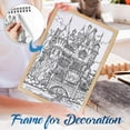 thumbnail image 4 of NETHOUSE Haunted Houses Coloring Book For Adults Relaxation & Stress Relief, 30 Coloring Pages Featuring Spooky Haunted Houses, Creepy Mansions, Foggy Night Scenes, and Ghostly Shadows, 4 of 6