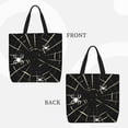 thumbnail image 2 of Pofeuu Spiders On The Web Print Tote Bag for Women,Hobo HandBags with Zipper,Large Capacity Casual Shoulder Handbags with Inner Pockets, 2 of 7