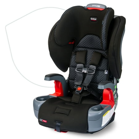 Britax Grow With You ClickTight Harness-2-Booster Car Seat, 2-in-1 High Back Booster, Cool Flow Grey