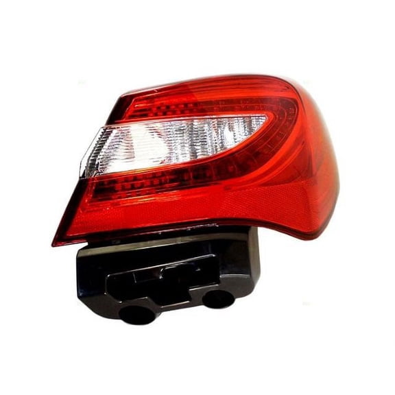 Right Passenger Side Tail Light Assembly - Compatible with 2011 - 2014 Chrysler 200 2012 2013