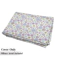 thumbnail image 5 of Pastel Floor Pillow Lounger Cover, Ornate Different Kinds of Flowers Colorful Flourish Vintage Field Meadow Yard, Nap Mat Printed Fabric Case for 5 Pillows, 88" x 27", Multicolor, by Ambesonne, 5 of 5