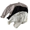 thumbnail image 5 of UACY Boys Long Sleeve T-Shirt Toddler Baby Solid Shirt Kids Cotton Pullover Tee Tops (White, 18-24 Months), 5 of 9