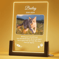 thumbnail image 7 of 8inch Wooden U-Shaped Luminous Base Display Frame Wooden Frame LED Personalized Cat Memorial Gifts for, 7 of 7