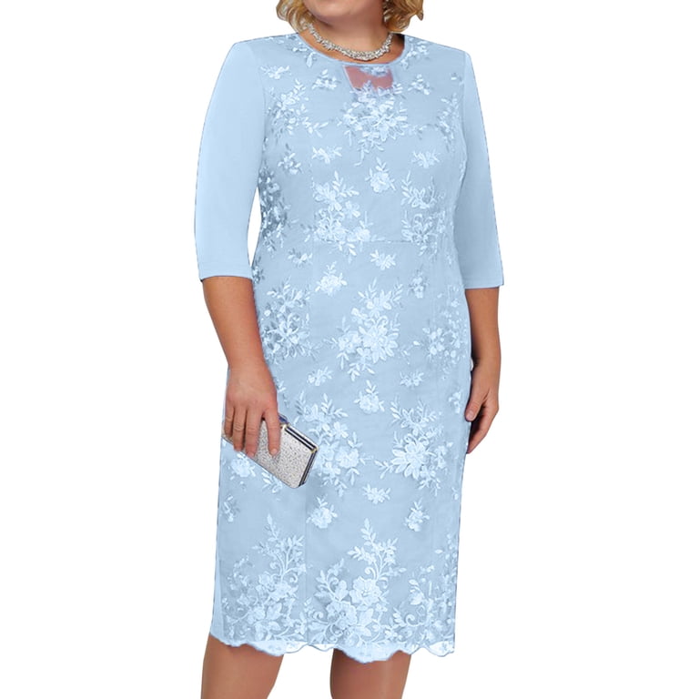 Women Plus Size Elegant Formal Dress Vintage Back Zipper Short Midi Dress Ladies Evening Lace Floral Party Dress Size 16 Dresses for Women Casual Skater Dress for Women Fit And Flare Dress Women Plus Size Elegant Formal Dress Vintage Back Zipper Short Midi Dress Ladies Evening Lace Floral Party Dress Size 16 Dresses for Women Casual Skater Dress for Women Fit And Flare Dress