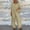 Khaki, variant on Women's Solid Color Casual V Neck Pant Suit With Loose Pockets And Mid Sleeve Pants Womens Pant Jumpsuit Wedding Guest Jumpsuit Dress Grandmother plus Size Pant Suits for Women Pantsuit for Women plus