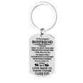 thumbnail image 2 of Miyuadkai Keychain Clearance Titanium Steel Keychain for Father's Day Gift Birthday Present Stainless Keychai on Sale Jewelry A, 2 of 2