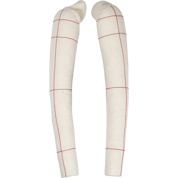 DE-LIANG Half Scale Dress Form 1/2 Soft arms for Sewing, Female Dress Form 1:2 Cotton Fabric Fully pinnable (NOT Adult Size 30cm ) Sewing arm Long Sleeve Draping Mannequin Hand, 1 Pair