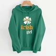 thumbnail image 1 of TaTaai Womens St Patricks Day Print Hoodie Long Sleeve Casual Pullover Loose Fit Fleece Lined Holiday Sweatshirt (One Size Up) Gift, 1 of 5