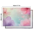 thumbnail image 6 of Soft Floral Watercolor Pattern Summer Placemats Table Placemats Set Of 4-Linen Kitchen Washable Placemats Table Mats 11.8"x17.7" Non-Slip Heat Resistant, 6 of 6