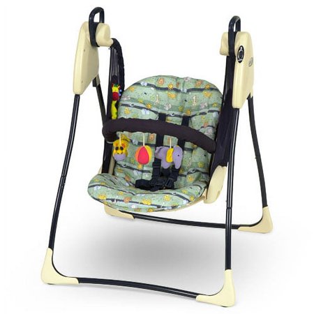 Graco Compact Open-Top Swing, Safari Trails