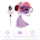 thumbnail image 5 of unbranded 2Ud Adorno Floral Para Estilo Japonés Para Fiesta, 5 of 7