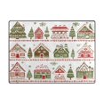 thumbnail image 5 of Yayeee Area Rugs for Living Room 5.2'x4' Non Slip Washable Bedroom Floor Carpet, Red Christmas House, 5 of 6