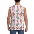 thumbnail image 4 of Lsque Hello Easter Print Men's Cotton Blend Sleeveless Muscle Shirts (S-3XL)- Moisture Wicking, Odor Protection, UPF 30+,, 4 of 8