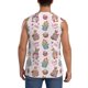 thumbnail image 4 of Fotbe Hello Easter Men's Camiseta sin Mangas Estampada para Hombres, Playera Casual para Gimnasio, Entrenamiento, Playa-X-Large, 4 of 7