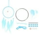 thumbnail image 1 of Kit de Atrapasueños DIY, Suministros para Hacer Atrapasueños, Kits de Atrapasueños Colgantes Estilo 3, Azul Cielo, 1 of 7