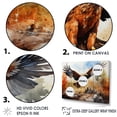 thumbnail image 3 of Designart "Hunting In Flight With The Eagle" Hunting & Fishing Floater Framed Wall Decor, 3 of 5