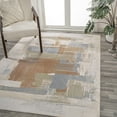 thumbnail image 4 of JONATHAN Y WASHABLE 4 x 6 Area Rug, Weaver Abstract Coastal Watercolor - Cream/Multi, WSH302A-4, 4 of 9