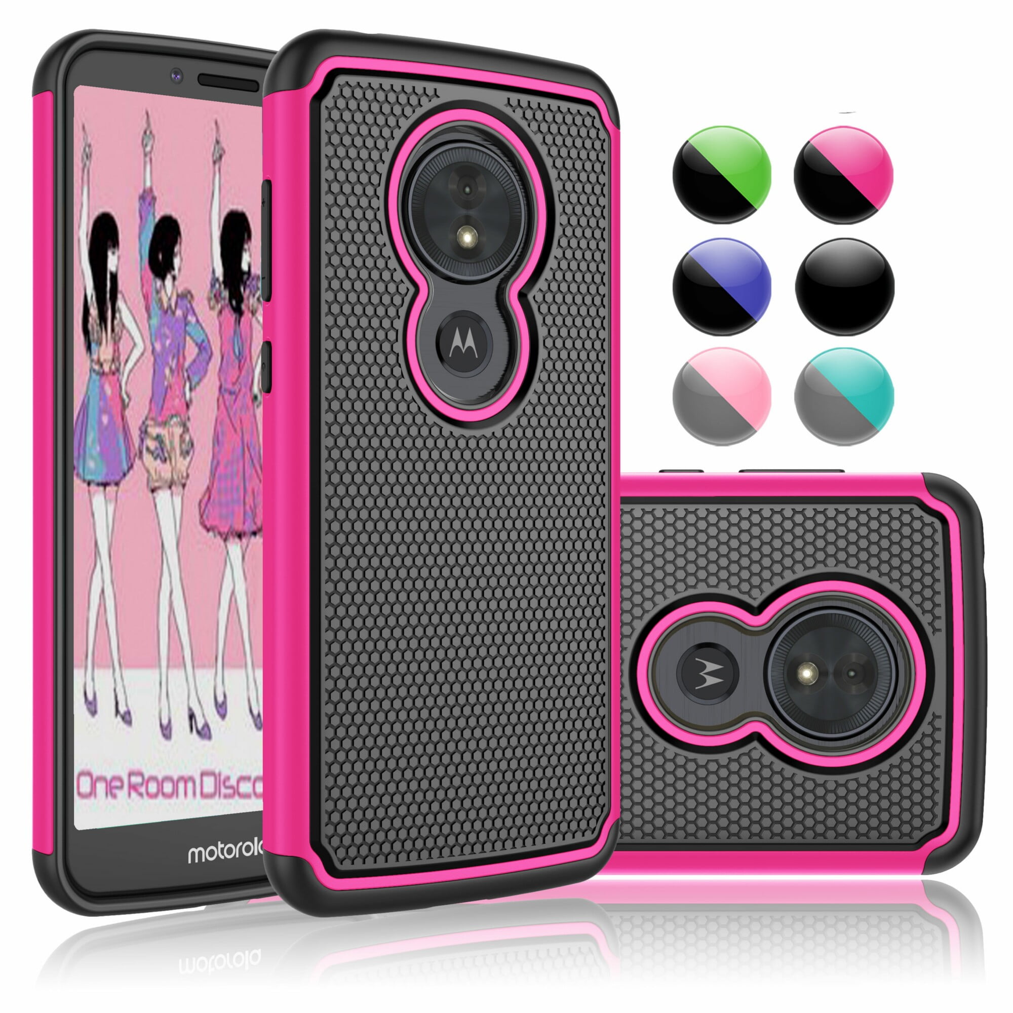 Moto G6 Play Case, Case For Moto G6 Play, Moto G6 Cover, Njjex [Shock Absorption] Drop