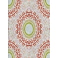 thumbnail image 1 of Ahgly Company Machine Washable Indoor Rectangle Transitional Orange Salmon Pink Area Rugs, 2' x 4', 1 of 7