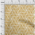 thumbnail image 2 of oneOone Cotton Silk Mustard Yellow Fabric Geometric Fabric For Sewing Printed Craft Fabric By The Yard 42 Inch Wide, 2 of 4