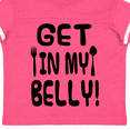 thumbnail image 4 of Inktastic Get in My Belly Boys or Girls Toddler T-Shirt, 4 of 5