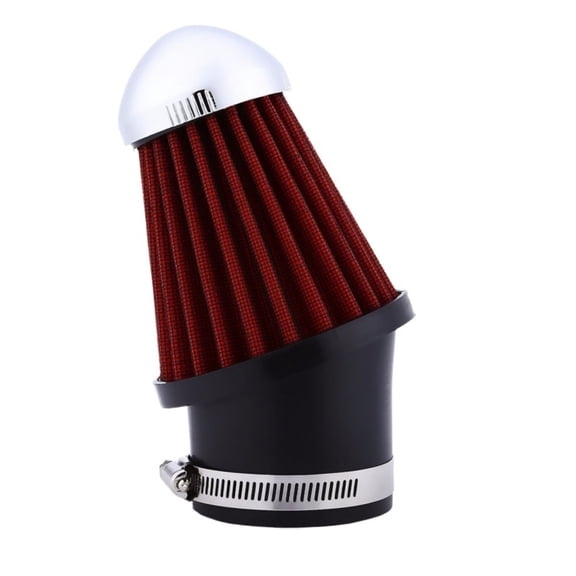Sport Racing Auto Universal Performance kit Angled Cone Air Filter 63mm/2.5inch with Clamp High Performance Reusable