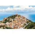 thumbnail image 2 of Wilson, Emily 32x23 White Modern Wood Framed Museum Art Print Titled - Messina Province-Caronia The medieval hilltop town Caronia-built around a Norman castle, 2 of 4