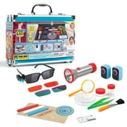 RYAN’S WORLD Toy Ultimate Spy Kit Briefcase with Flashlight, Spy Glasses, Invisible Ink, Fingerprint, Secret Service Gear