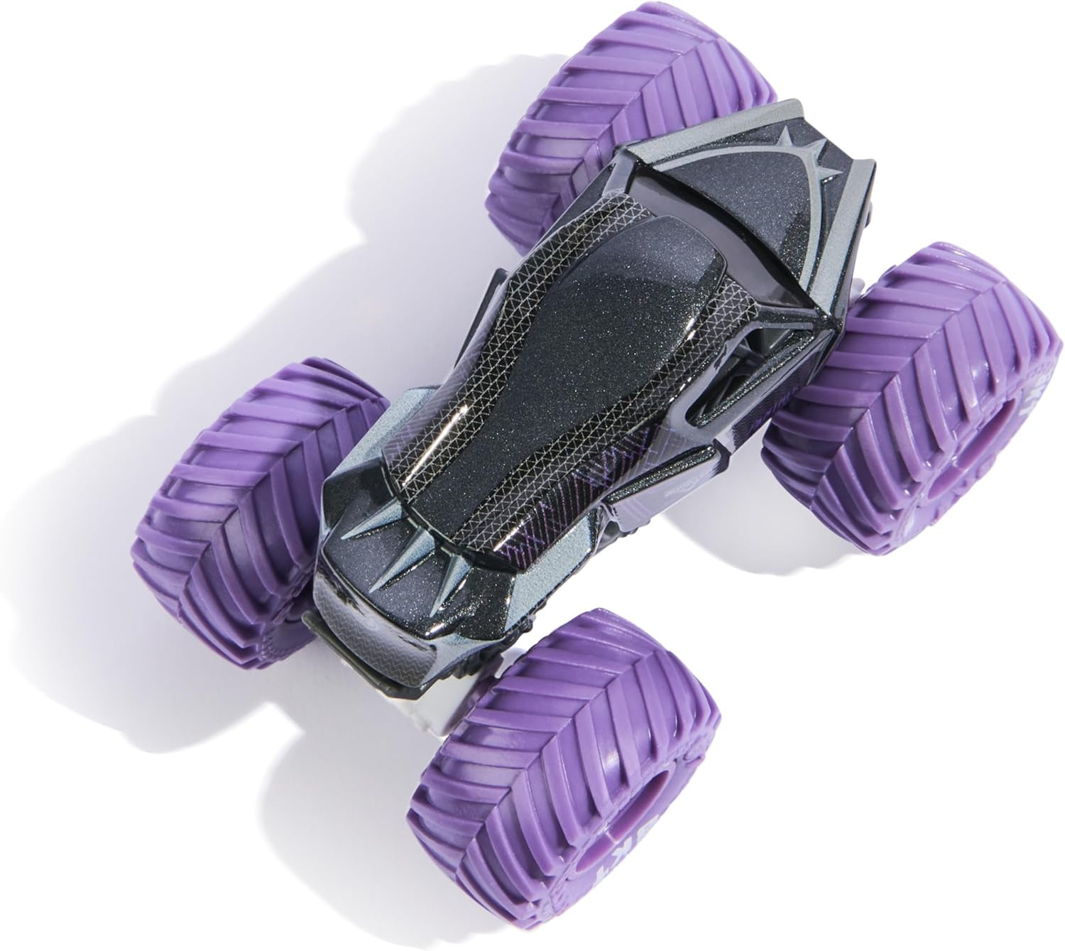 Monster Jam, Marvel Official Spiderman Vs. Black Panther Die-Cast Monster Trucks, 1:64 Scale, Toy Gift for Collectors & Kids Ages 3+