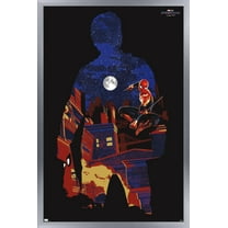 Marvel Spider-Man: No Way Home - Silhouette Wall Poster, 22.375" x 34" Framed