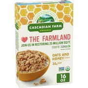 Cascadian Farm Organic Granola, Oats and Honey Cereal, 16 oz