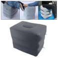 thumbnail image 3 of pitrice Convenient Inflatable Foot Rest 3 Layers Foot Stool Foot Rest Pillow for Traveling Deep Gray 40 x 30 x 43cm 1Set, 3 of 6