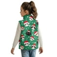 thumbnail image 2 of Uorisanigo Christmas Cat Kids Fleece Vest Jacket Full-Zip Warm Sleeveless Stand Up Collar Tank Tops with Pockets, Girls Boys Zippered Vest Fall Winter Fashion Outfits Clothes, 2 of 7