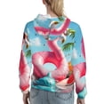 thumbnail image 7 of Kdxio Tropical Flamingo Pool Float Print Womens Oversized Hoodies Sweatshirts Hooded Pullover Tops Sweaters Casual-Medium, 7 of 7