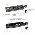 thumbnail image 3 of Camera Rail Nodal Slide, Aluminum Alloy Rail Nodal Slide Quick Release Clamp  for DSLR, 3 of 7