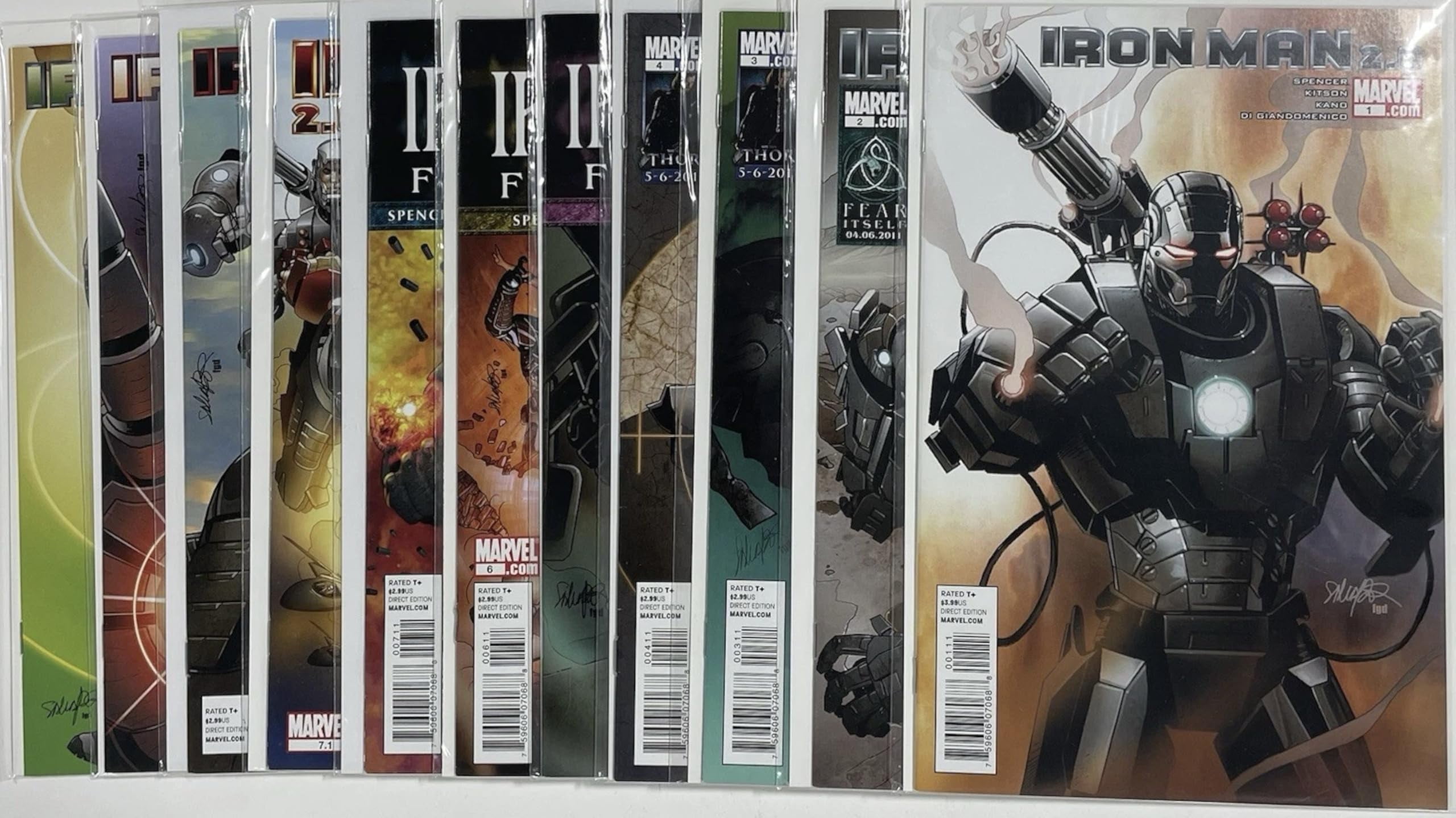 Iron Man Comic Book 10-Issue Marvel Gift Set – Collector’s Bundle Featuring Tony Stark