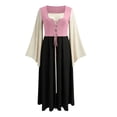 thumbnail image 7 of Ynynloco Women's Renaissance Costume Women Halloween Medieval Pirate Dress for Ren Faire, Witch Outfit, Pirate Theme Parties, Hobbit Events, 7 of 7