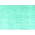thumbnail image 1 of Ahgly Company Indoor Rectangle Persian Turquoise Blue Traditional Area Rugs, 2' x 5', 1 of 4