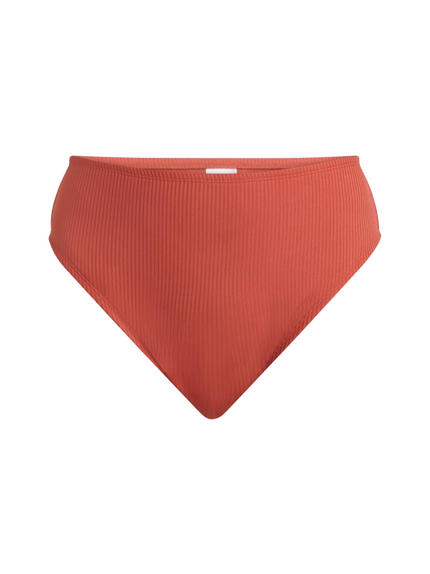 Time and Tru Women’s and Women's Plus Hi Cut High Rise Bikini Bottoms, Sizes XS-2X
