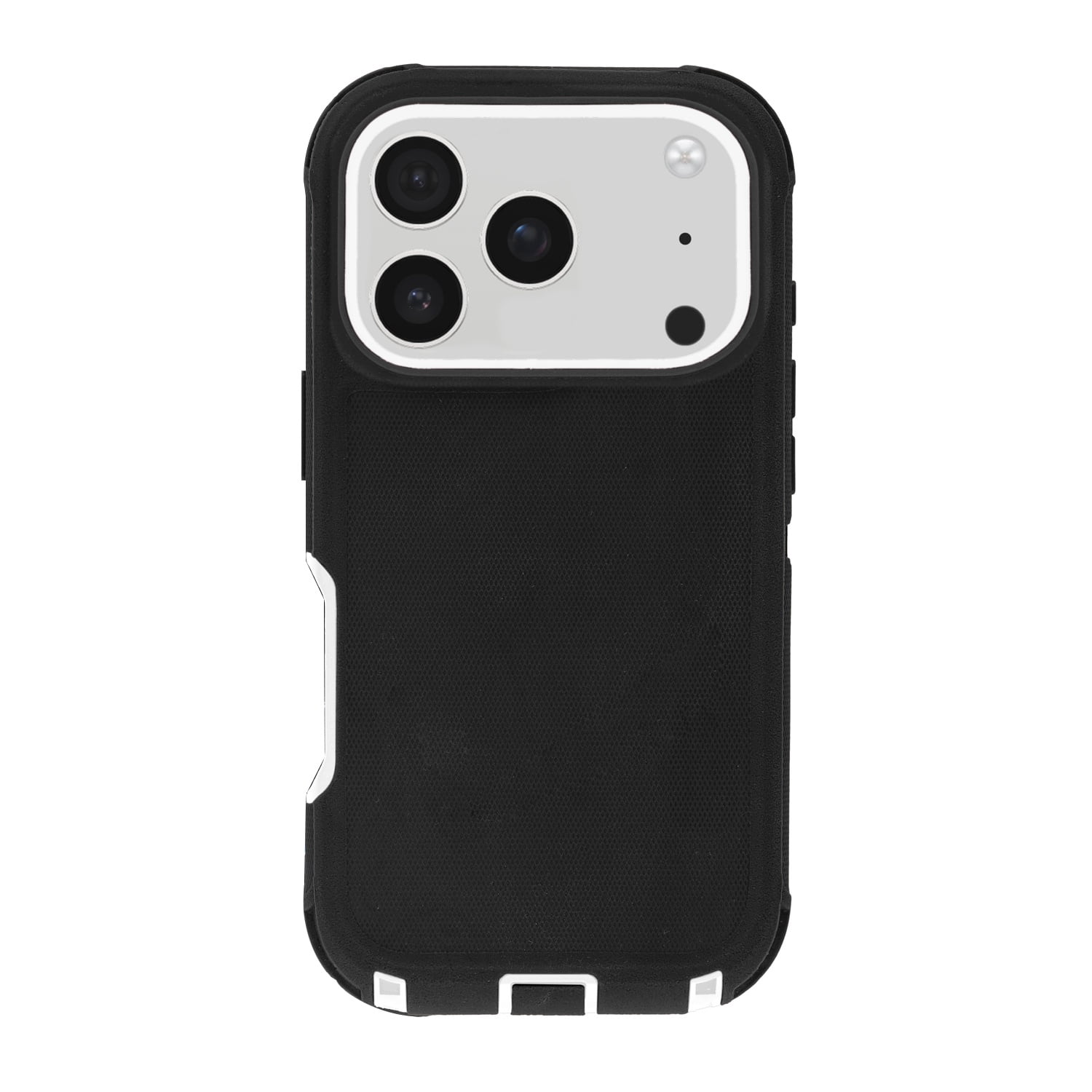 Impact Resistant Case for iPhone 17 Pro Max - Black and White