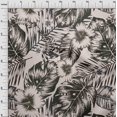 thumbnail image 4 of oneOone Polyester Spandex Black Fabric Floral & Leaves Sewing Fabric By The Yard Printed Diy Clothing Sewing Supplies 56 Inch Wide, 4 of 4