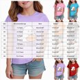 thumbnail image 3 of CAUYDY Tween T-Shirts Halloween Cartoon Ghost Printed Short Sleeve Tops for Girls Casual Fall Shirts Red Sizes 9-10 Years, 3 of 6