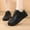 Black, variant on WILLBEST Women Sneakers Clearance Womens Shoes Tenis Women Sports Shoes Fashionable Solid Color Minimalist New Pattern Flat Bottomed Comfortable Lightweight Lace Up Casual Shoes