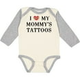 thumbnail image 3 of Inktastic I Love My Mommy's Tattoos Boys or Girls Long Sleeve Baby Bodysuit, 3 of 5