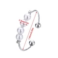 thumbnail image 1 of Juego de 4 anillos de ansiedad Fidget Ring HUOGUO para mujer con cuentas, 1 of 2