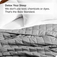 thumbnail image 4 of ZXNYH Weighted Blanket Queen Size 17lbs (60" x 80") for Adults - All-Natural 100% Cotton - Premium Heavy Blanket Nontoxic Glass Beads (Dark Blue, 60"x80"), 4 of 6