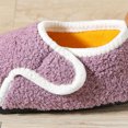 thumbnail image 6 of Lenago Children's Fuzzy Slippers Toddler Infant Home Slippers for Boys Girls Soft Flat Slip On Easy Hook-and-Loop​​ Fleece Lined Winter House Shoes Slip-Resistant Indoor 2-12 Years, 6 of 10