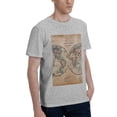 thumbnail image 2 of Bingfone The World Is Hemisphere Men'S Loose Fit Short-Sleeve Pocket T-Shirt, 2 of 7